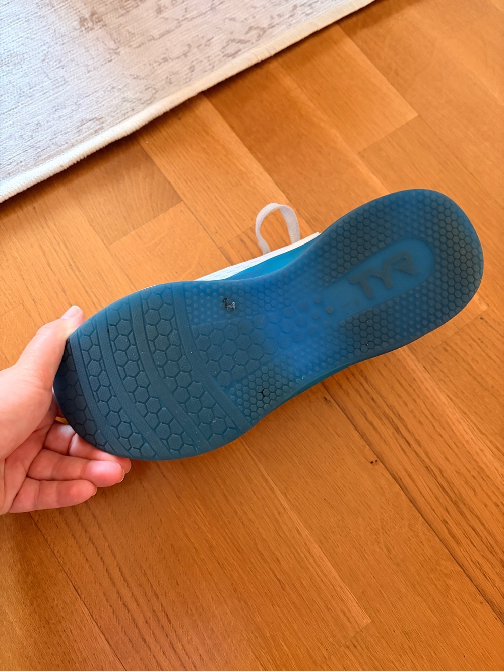 TYR CXT-1 Women’s Athletic Sneakers - White and Blue - Picture 6 of 6